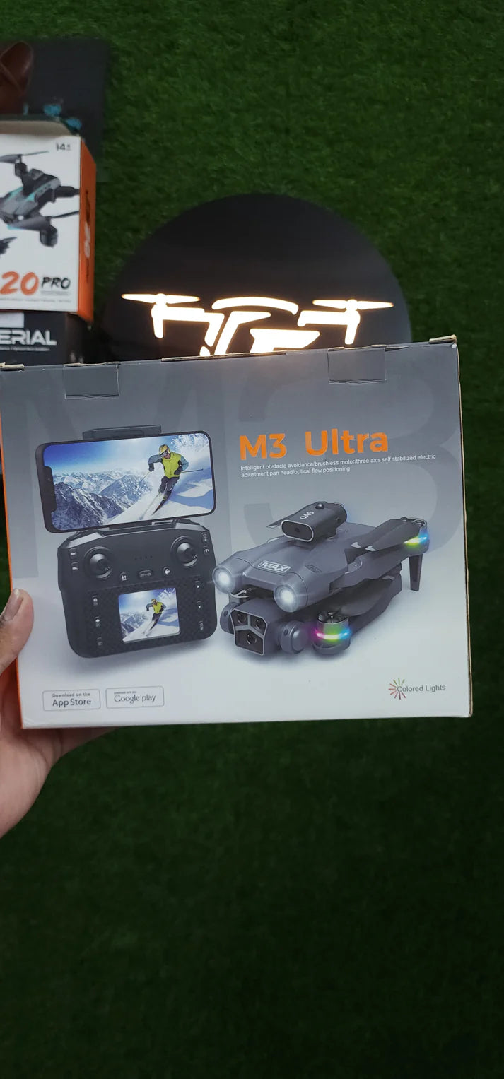 M3 Ultra Foldable Drone | 4K HD Camera & Smart Obstacle Avoidance