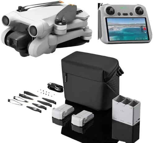 D.J.I MINI 4 GPS 4K Brushless Gimbal Camera Drone Big Display Remote